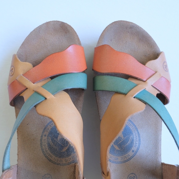 Wanda Panda Genuine Leather Sandals, Size 38 *Made in Spain - Picture 2 of 9